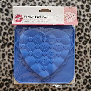 Wilton Candy & Craft Mold, Heart, Stock No. 2115-1039, Silicone Mold